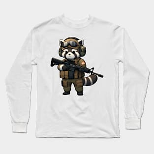 Tactical Tanuki Long Sleeve T-Shirt